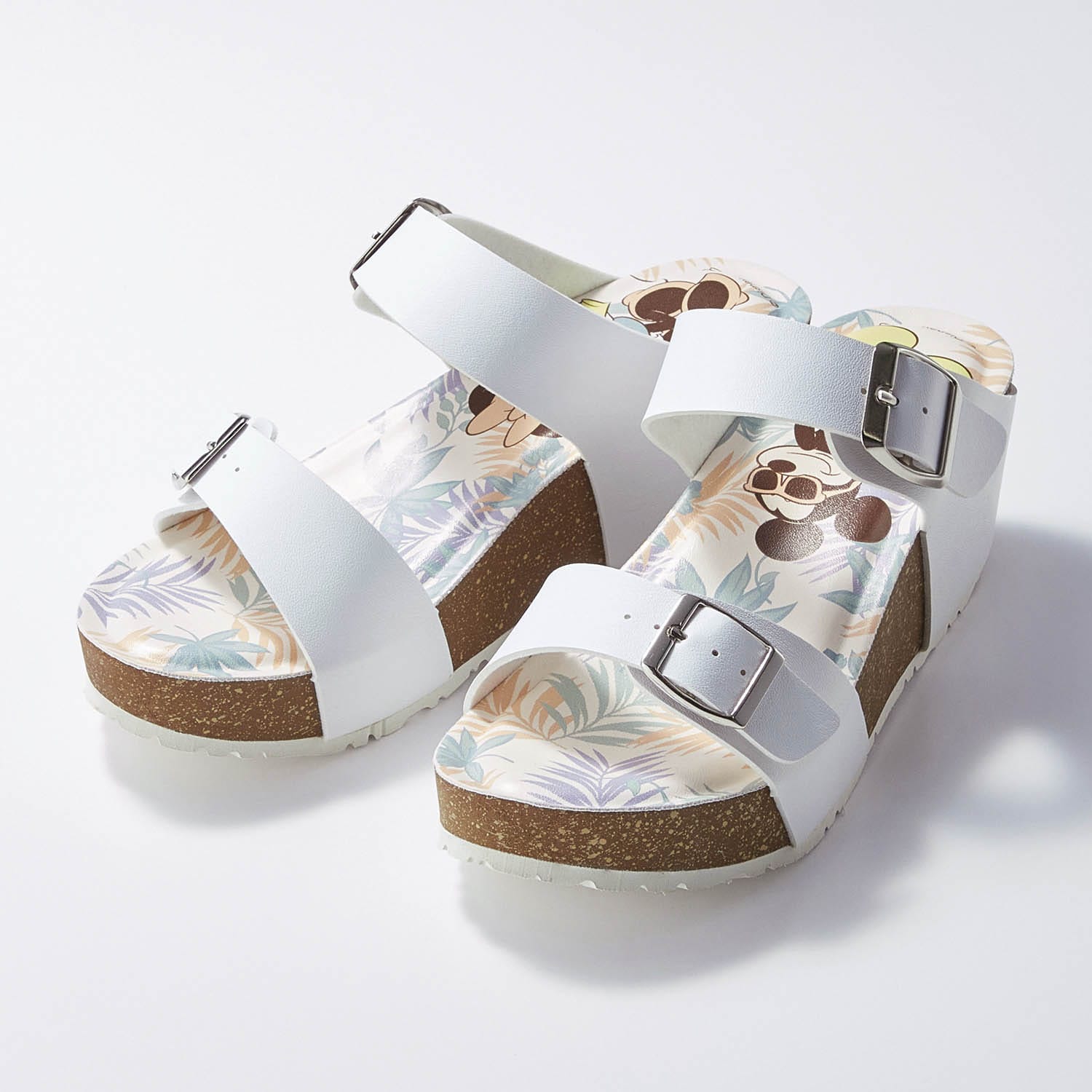 ベルメゾン ディズニー ヒールサンダル 選べるキャラクター ミッキー ミニー トロピカル L 23 5cm L 23 5cm ミッキー ミニー トロピカル ベルメゾン Jre Mall店 Jre Mall