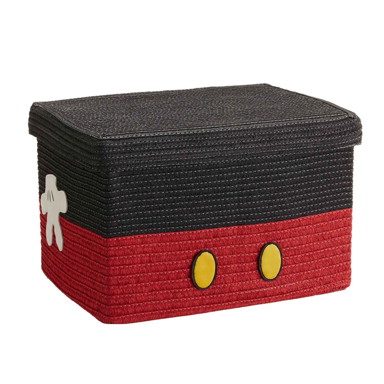 ベルメゾン ディズニー キャラクターイメージのふた付き収納バスケット 選べるキャラクター ミッキーマウス ミッキーマウス ベルメゾン Jre Mall店 Jre Mall