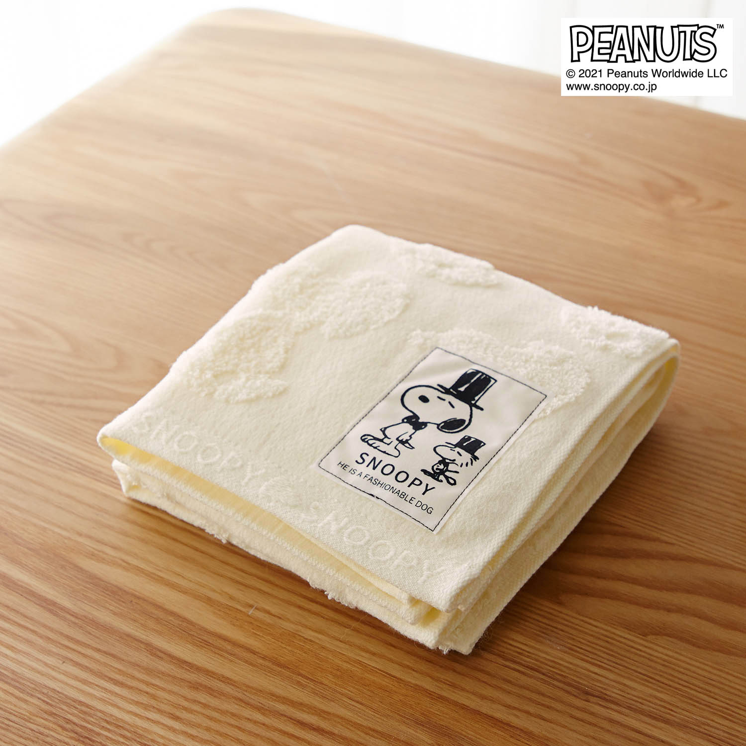 ベルメゾン Peanuts ぽこぽこ今治タオル スヌーピー アイボリー バスタオル バスタオル アイボリー ベルメゾン Jre Mall店 Jre Pointが 貯まる 使える Jre Mall