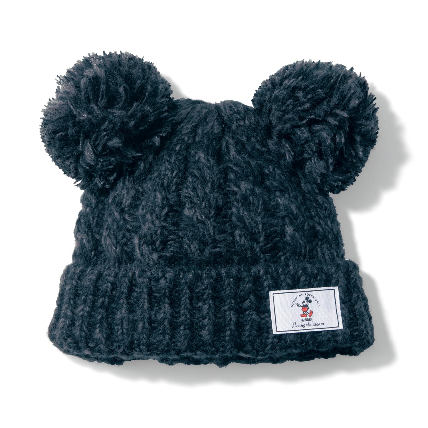 ベルメゾン ディズニー ポンポン付きニット帽「ミッキーマウス」 ミッキーマウス(ブラック) 52～56cm(52～56cm ミッキーマウス(ブラック)):  ベルメゾン JRE MALL店｜JRE MALL