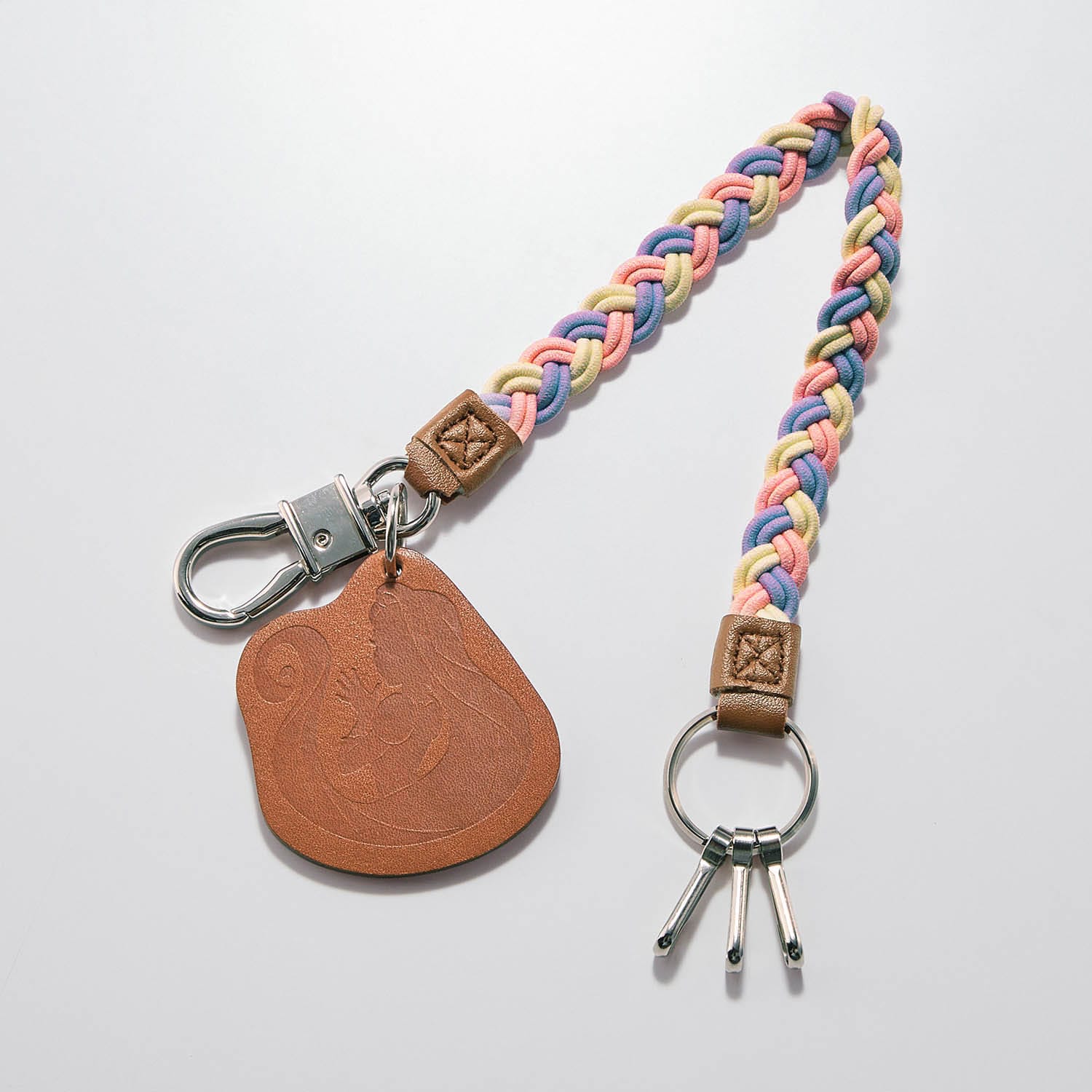 ベルメゾン ディズニー ゴムで伸びるキーチェーン 日本製 選べるキャラクター ラプンツェル ラプンツェル ベルメゾン Jre Mall店 Jre Mall