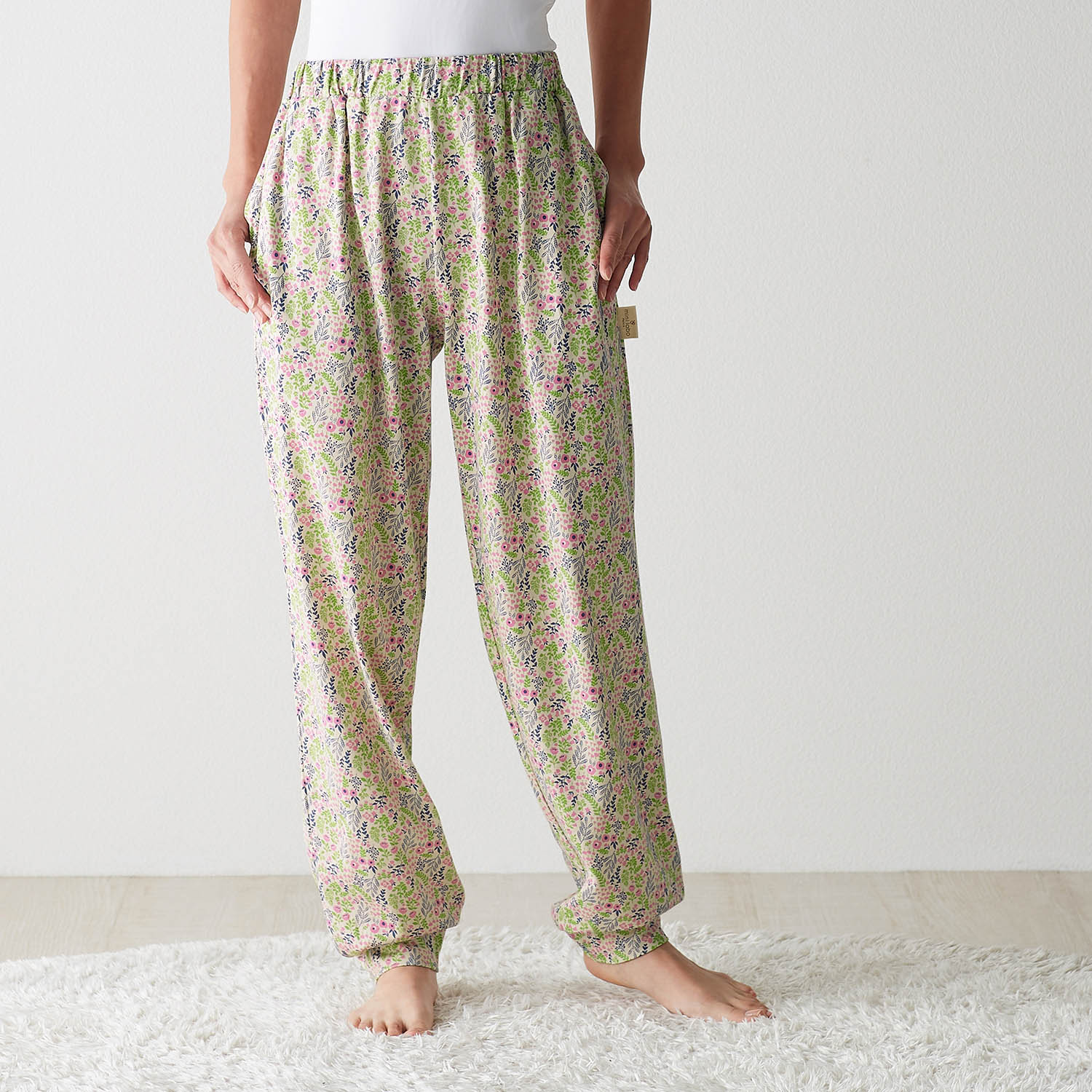 ベルメゾン ミニラボ ゆるっとルームパンツ 田舎の日曜日 Ll Ll 田舎の日曜日 ベルメゾン Jre Mall店 Jre Mall