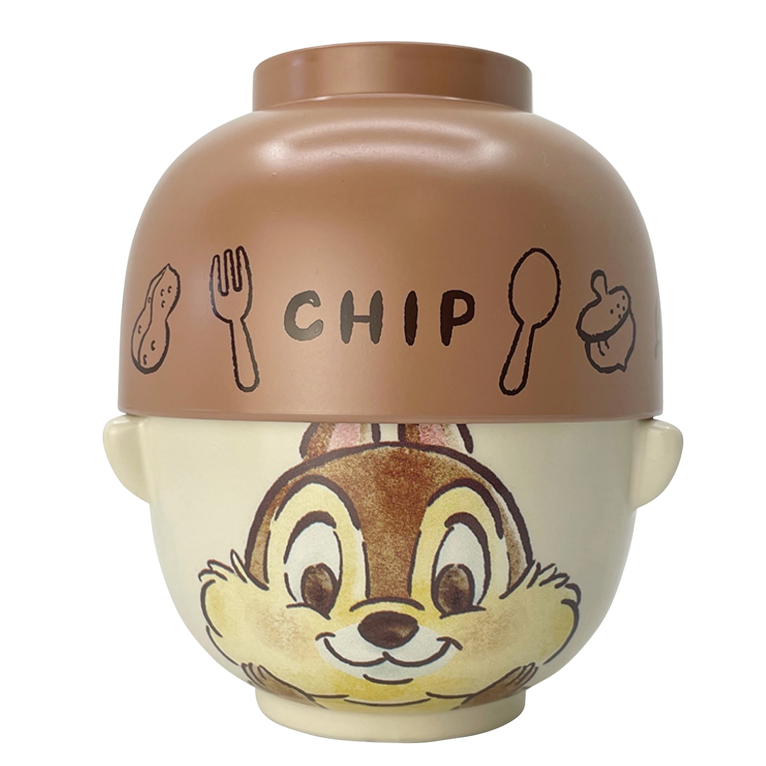 ベルメゾン ディズニー 大きめサイズの汁椀茶碗セット 選べるキャラクター チップ チップ ベルメゾン Jre Mall店 Jre Mall