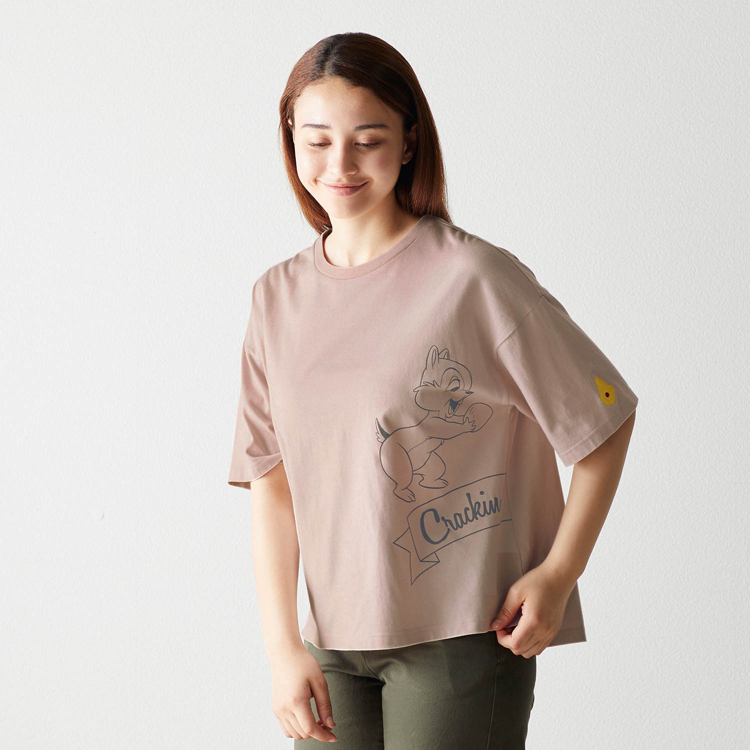 ベルメゾン ディズニー みんなで楽しいペアtシャツ ３l 選べるキャラクター チップ L L チップ ベルメゾン Jre Mall店 Jre Mall