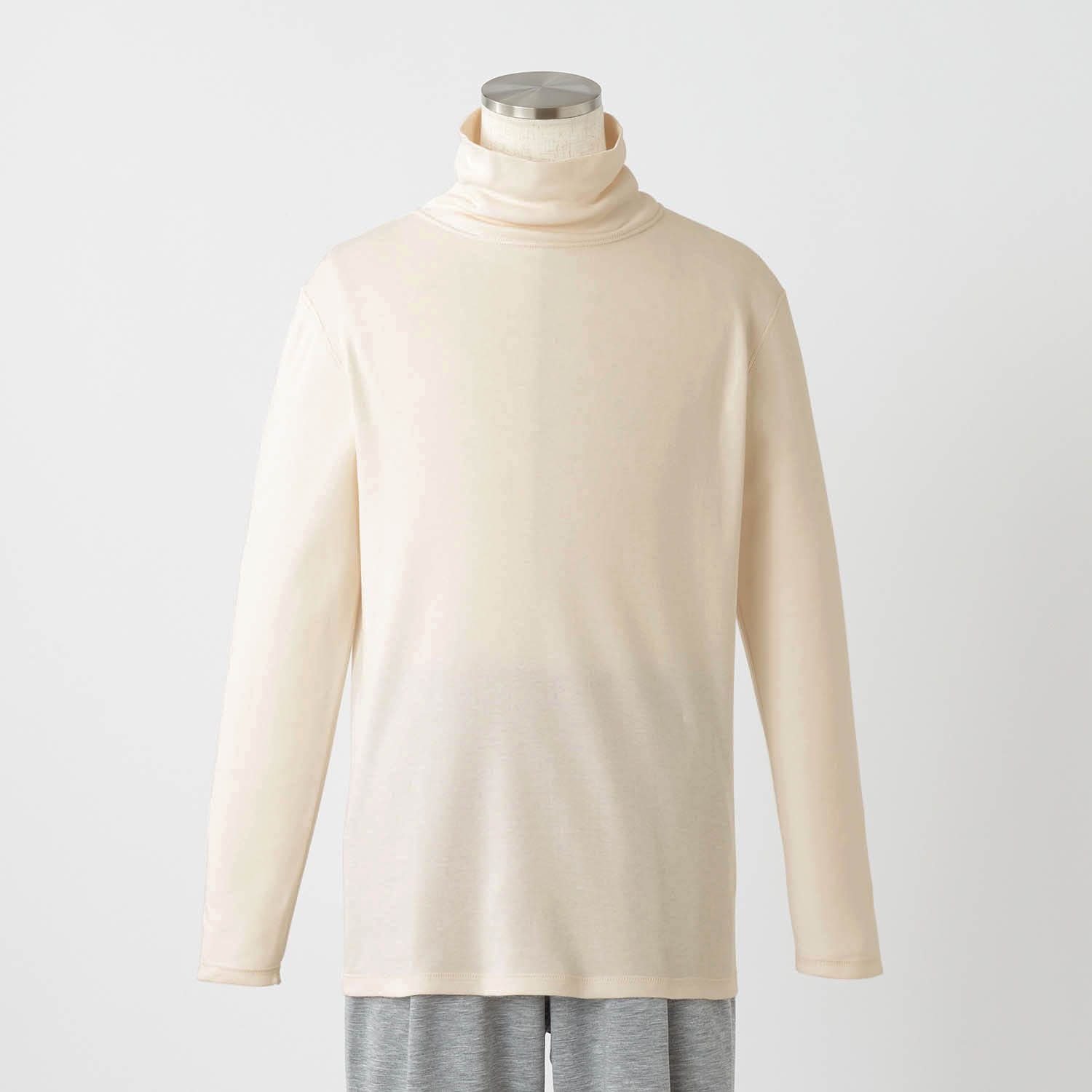 ベルメゾン ホットコット 敏感肌さんのための 綿100 あったか インナー タートルネック 長袖 メンズ オフホワイト ３ｌ ３ｌ オフホワイト ベルメゾン Jre Mall店 Jre Pointが 貯まる 使える Jre Mall