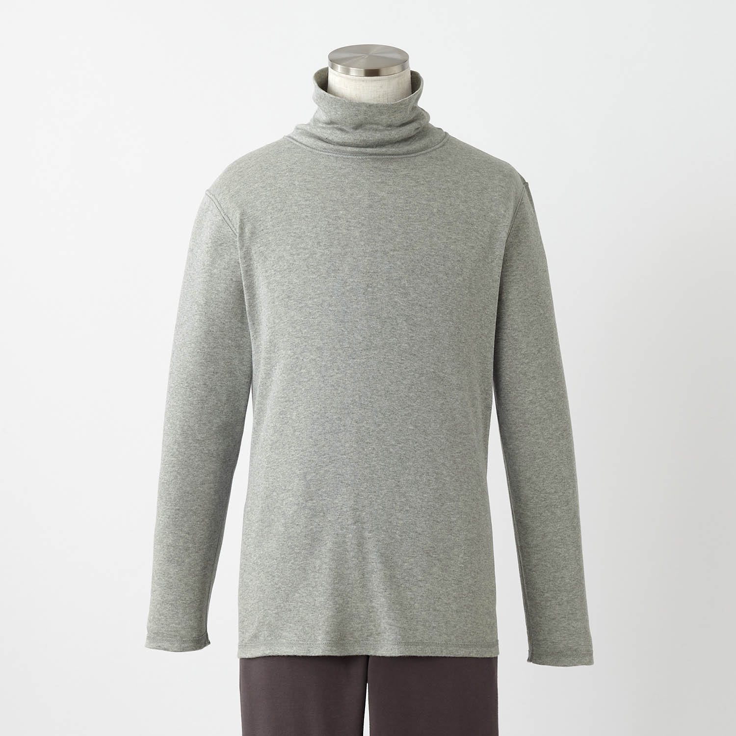 ベルメゾン ホットコット 敏感肌さんのための 綿100 あったか インナー タートルネック 長袖 メンズ 杢グレー ３ｌ ３ｌ 杢グレー ベルメゾン Jre Mall店 Jre Pointが 貯まる 使える Jre Mall