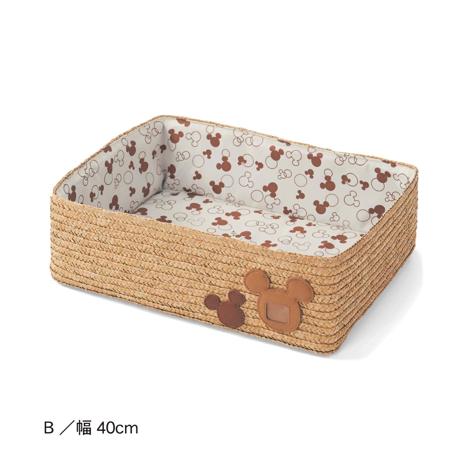 ベルメゾン ディズニー バスケット ミッキーモチーフ ｂ 40 12 5 ｂ 40 12 5 ベルメゾン Jre Mall店 Jre Pointが 貯まる 使える Jre Mall