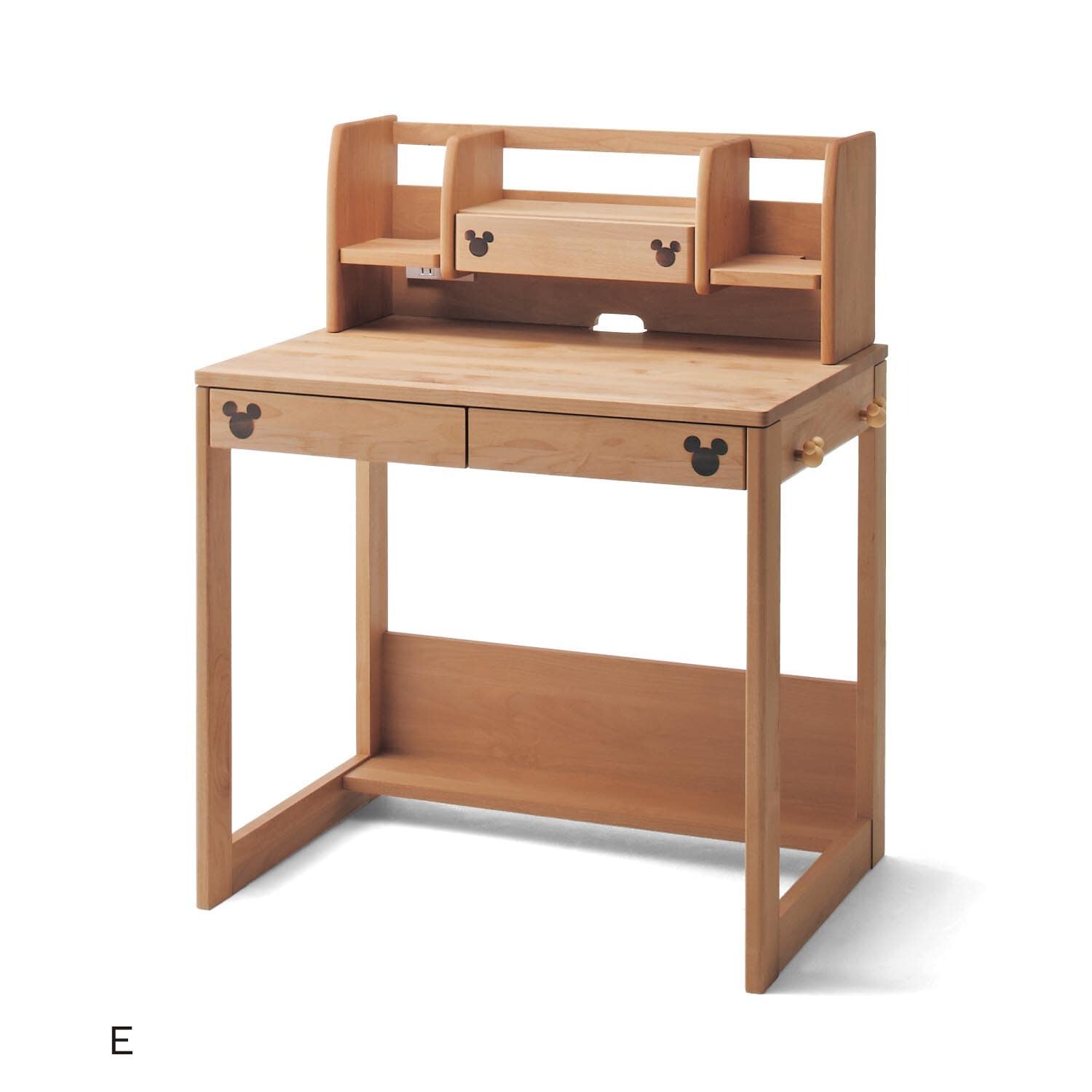 ベルメゾン ディズニー 天然木の学習机 ミッキーモチーフ ナチュラル E E ナチュラル ベルメゾン Jre Mall店 Jre Pointが 貯まる 使える Jre Mall
