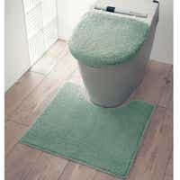 ベルメゾン トイレのニオイに特化した消臭トイレマット・フタカバー［日本製］ グリーン 標準マット・フタカバーなし