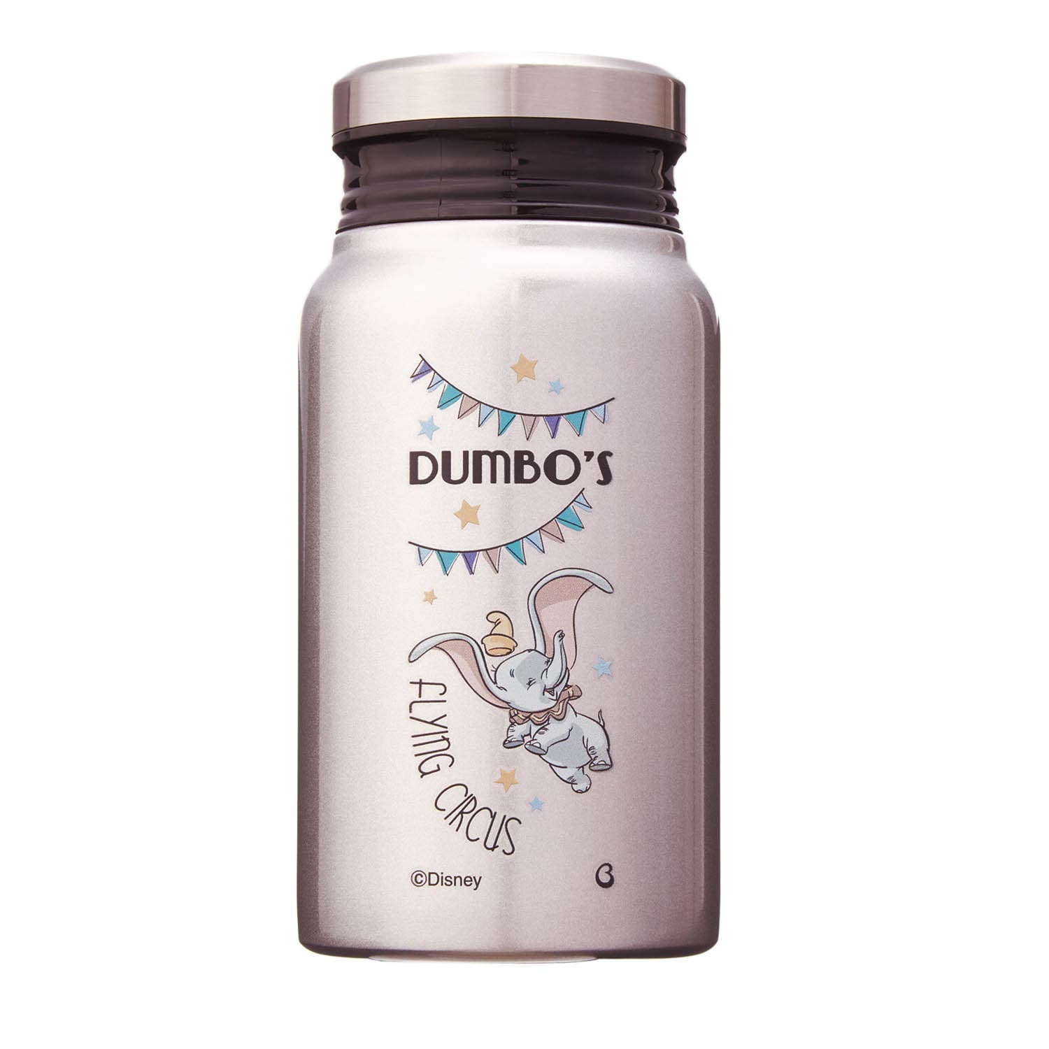 ベルメゾン ディズニー ミルク瓶のような形の保温保冷サーモボトル　400ml(選べるキャラクター) ダンボ