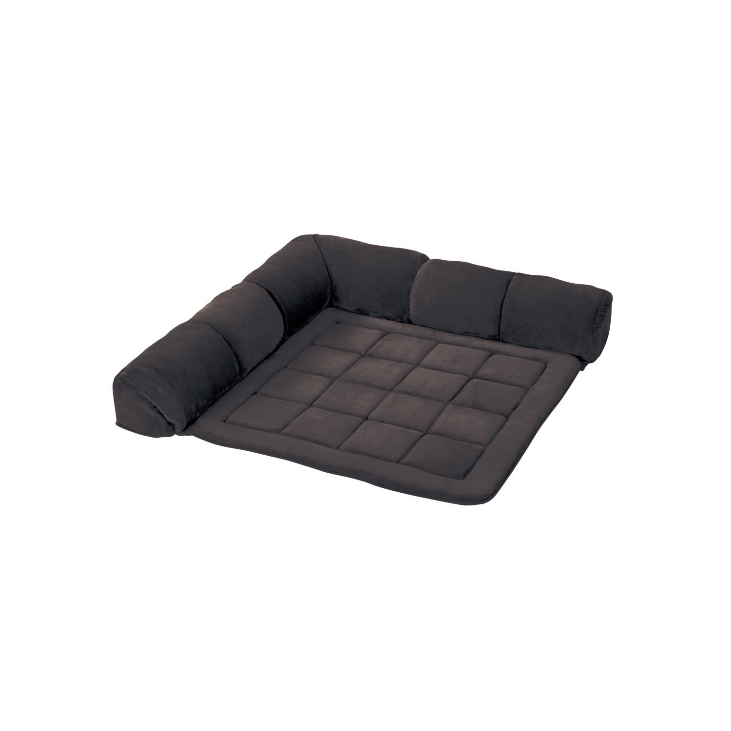 ベルメゾン メルトロ あったかなめらかな低反発コーナークッションセット ローソファー ブラウン 小 小 ブラウン ベルメゾン Jre Mall店 Jre Mall