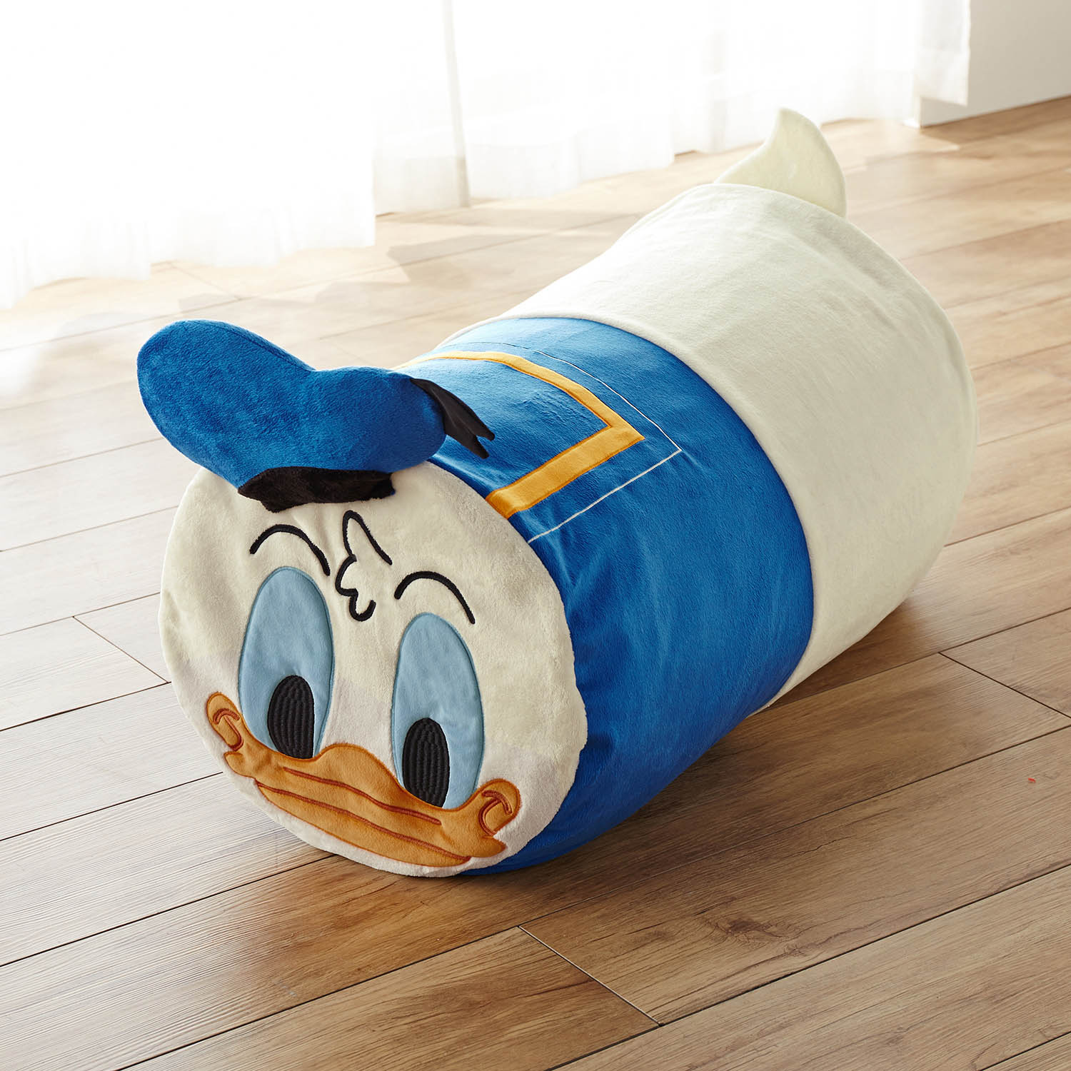 ベルメゾン ディズニー 抱き枕になる布団収納袋（選べるキャラクター） ドナルドダック