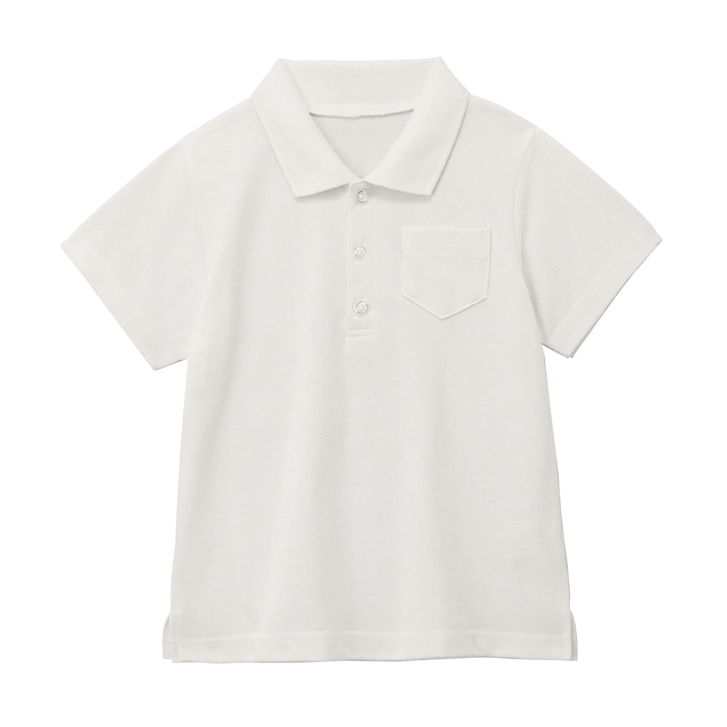 ベルメゾン GITA ＜ベルポロ＞ドライ半袖ポロシャツ（ゆったり） オフホワイト 110