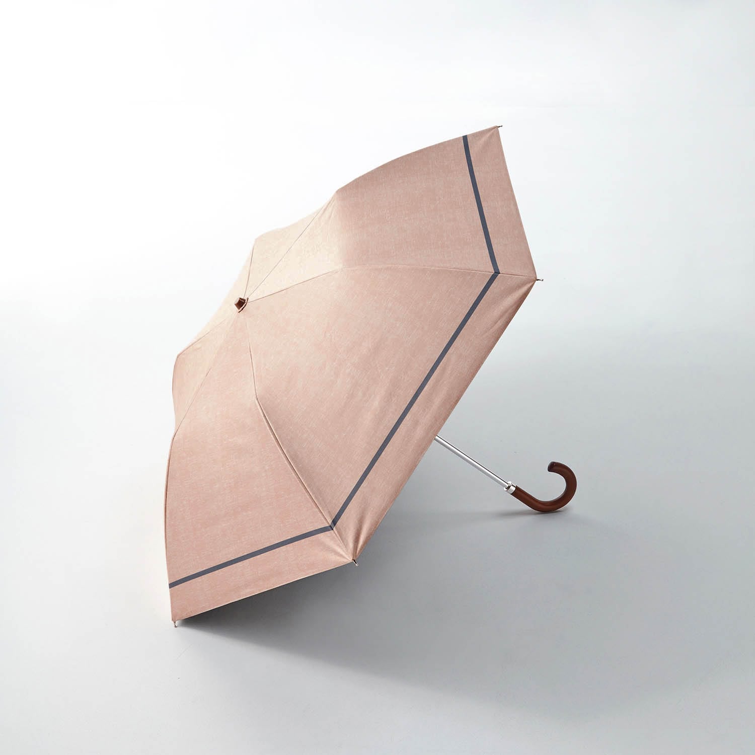 ベルメゾン １級遮光素材の晴雨兼用折りたたみ傘 【夏の超最強】 ベージュ
