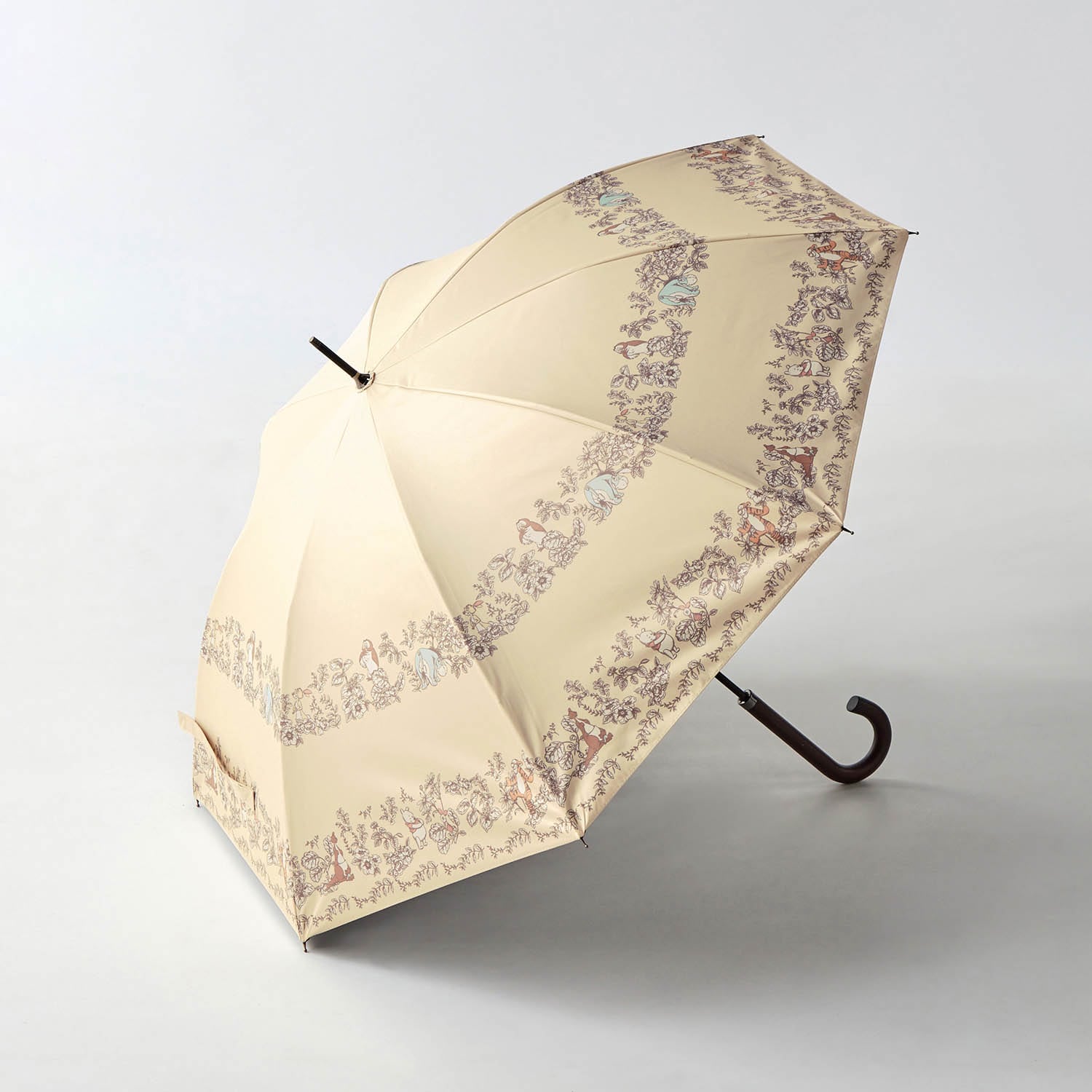 ディズニー ベルメゾン １級遮光二重張り晴雨兼用日傘（５５ｃｍ）（選べるキャラクター） くまのプーさん