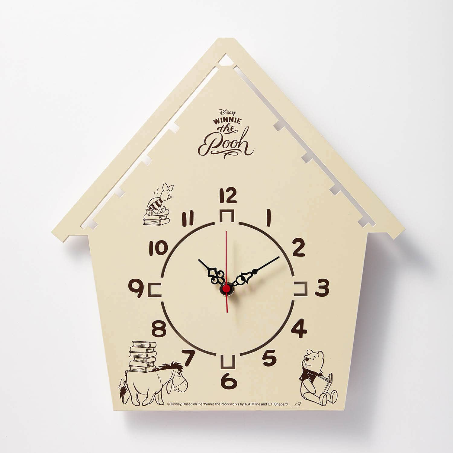 ベルメゾン ディズニー 木製掛け時計［日本製］「くまのプーさん」