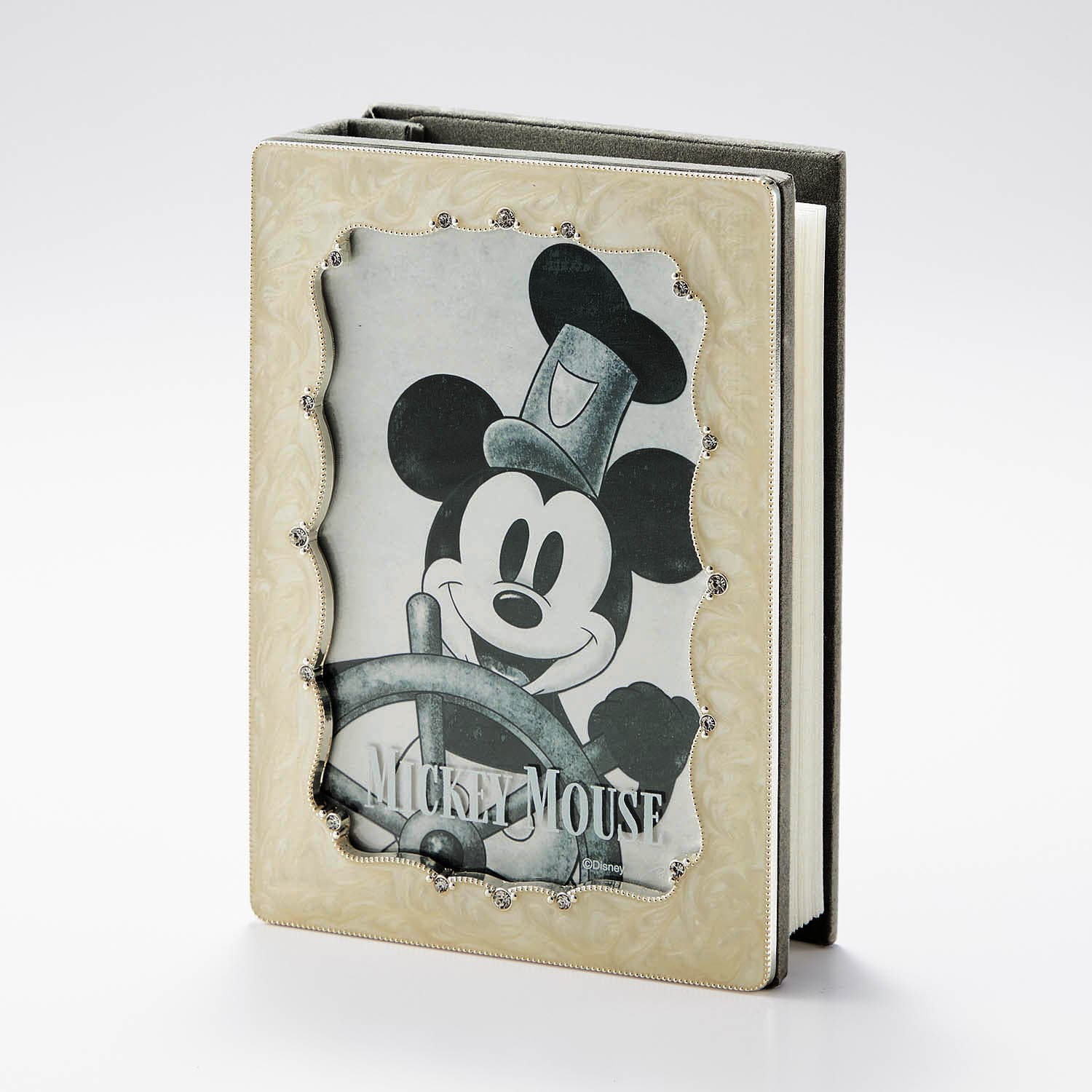 ベルメゾン ディズニー 30周年記念 80枚収納フォトフレーム（選べるキャラクター） ミッキーマウス（蒸気船ウィリー）