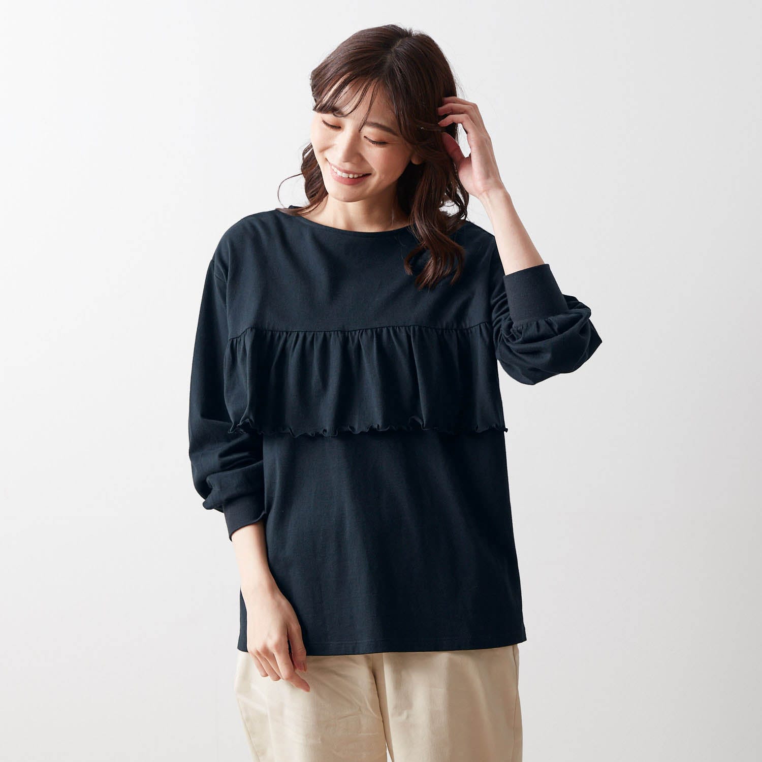 売り切れましたm(_ 共通 _)mマタニティー&授乳服トップス