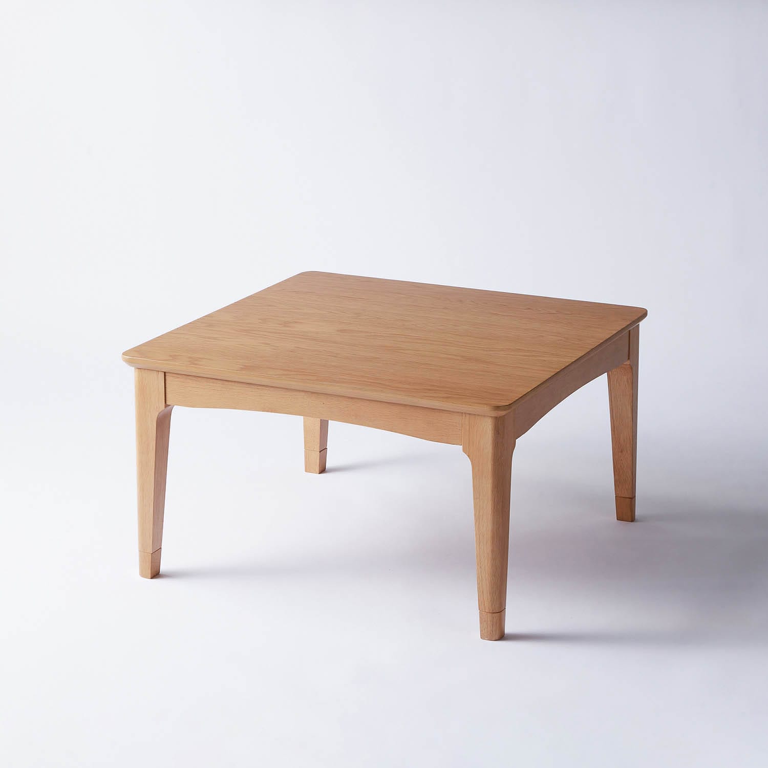 ベルメゾン ヒーターが選べる年中使えるデザインにこだわったこたつテーブル ナチュラル 正方形・Ａ