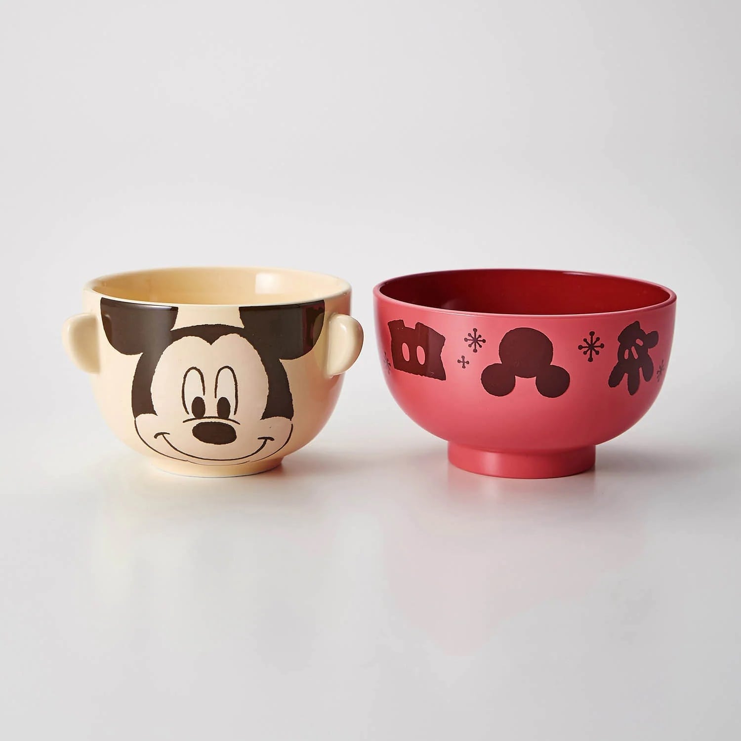 ベルメゾン ディズニー 汁椀茶碗セット（選べるキャラクター） ミッキーマウス