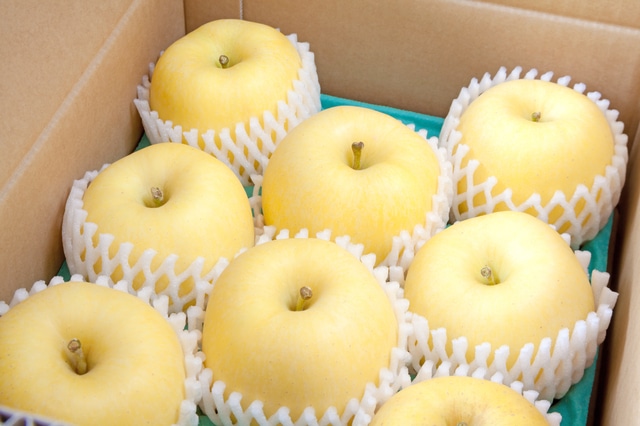 【黄リンゴ】+【赤リンゴ】岩手江奥州刺産産PREMIUM ”はるか” ＋”サンふじ”3kg【贈答】