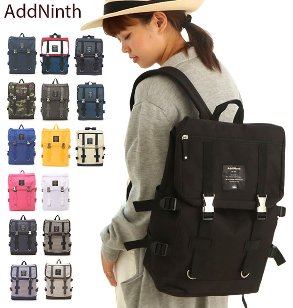 スクエア リュック アドナインス Addninth 大人 通学 かわいい おしゃれ 軽量 大容量 黒 2way キャンバス マザーズバッグ デイパック 高校生 フラップ 背面ファスナー レディースバッグ Ys Bk ブラック Backyard Family Jre Pointが 貯まる 使える