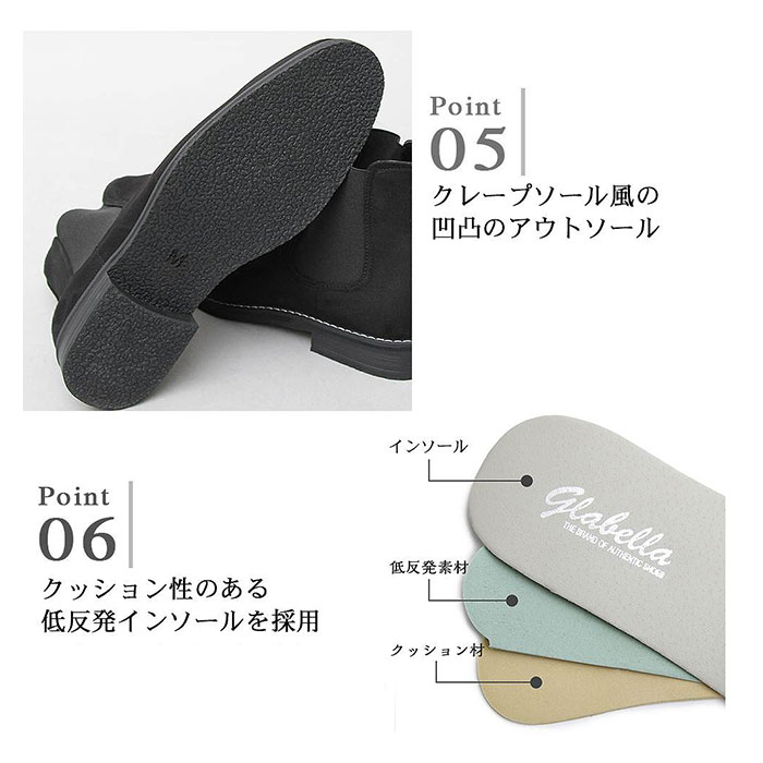 サイドゴアブーツ メンズ 通販 靴 ハイカット メンズシューズ カジュアル チェルシーブーツ ショートブーツ 男性 冬靴 メンズブーツ Sサイズ 25cm 25 5cm Mサイズ 26cm 26 5cm Lサイズ 27cm 27 5cm シンプル 黒 靴 ブラック ブラウン おしゃれ ブランド グラベラ S 25 0