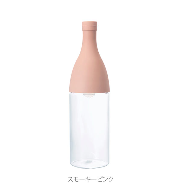 水出し茶ボトル 800ml ハリオ Hario 通販 おしゃれ かわいい 0 8l シャンパンボトル型 ジャグ 水出しポット フィルター付き スタイリッシュ 水 ウォーター お茶用品 ピッチャー お茶 麦茶 カフェ メッシュ 洋風 フィルターインボトル エーヌ ペールグレー Backyard