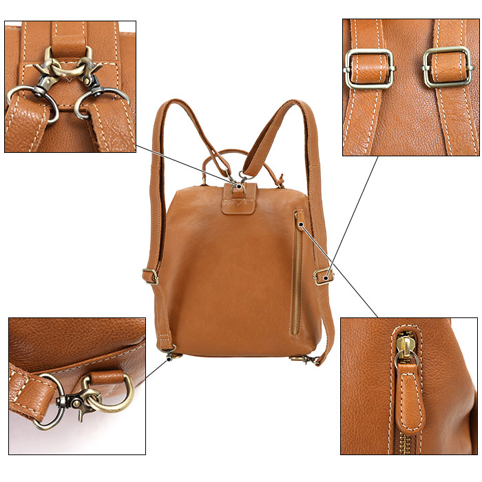 リュック レディース レザー 通販 本革 通勤 2way トートバッグ 牛革 カウレザー ダレスバッグ 口金 おしゃれ 大人 かわいい シンプル ナチュラル ブランド Fes フェス 497 ギフト プレゼント 母の日 ホワイデート ブラック Backyard Family Jre Mall