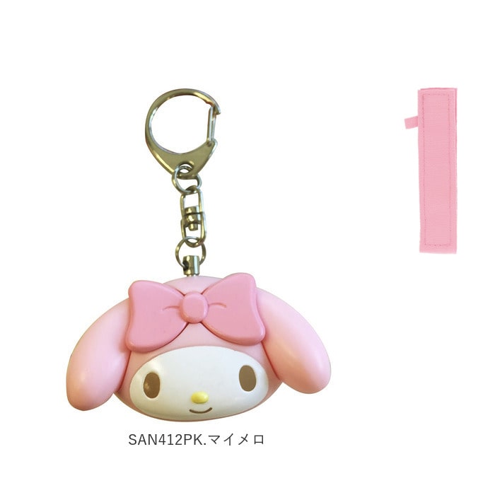 防犯ブザー ランドセル 通販 子ども 大人 女性 かわいい 女の子 男の子 防犯アラーム キャラクター ダイカット ランドセル取り付けベルト付き サンリオ キティ マイメロ スヌーピー ポケモン ピカチュウ 携帯用ブザー 子ども用防犯ブザー San412pk マイメロ Backyard