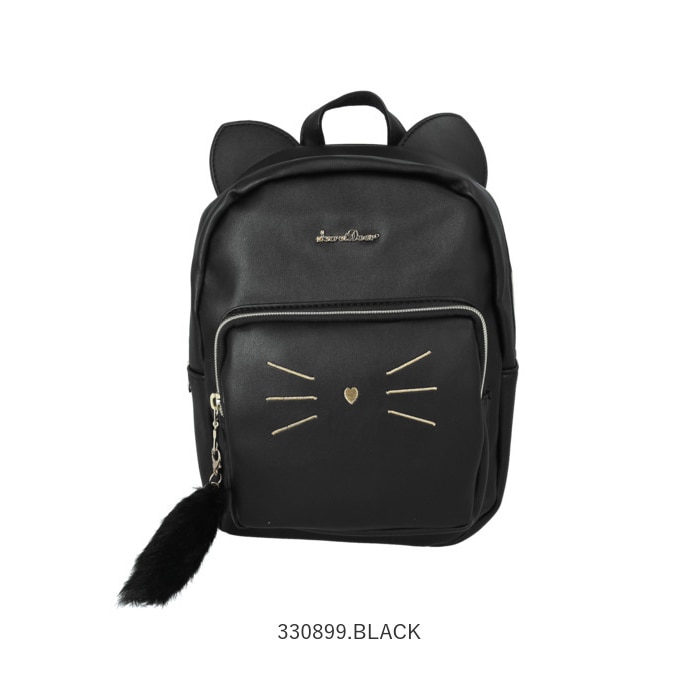 リュック レディース 小さめ 通販 キッズ 女の子 中学生 女子 小学生 小学校 ミニリュック 合皮 パステルカラー 猫耳 ネコ耳 ファー しっぽ ネコ 猫 ねこ おしゃれ かわいい ギフト プレゼント 誕生日 記念日 Altrose アルトローズ 3309 3309 Black Backyard Family