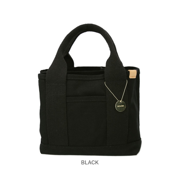 トートバッグ レディース キャンバス 通販 小さめ ミニトート 仕切り ミニトートバッグ おしゃれ 無地 ポケット ランチトート ランチバッグ メンズ 布 帆布 ミニバッグ Dot Stripe ドットアンドストライプ Ds Black Backyard Family Jre Mall