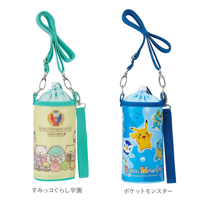 ペットボトルホルダー おしゃれ 通販 ペットボトルカバー 肩掛け 保冷 500 首掛け ストラップ ボトルホルダー ボトルケース おでかけ 手ぶら キャラクター トトロ ミニオンズ キティ アナ雪 アリエル すみっコぐらし マリオ スプラトゥーン ディズニー ドリンクホルダー