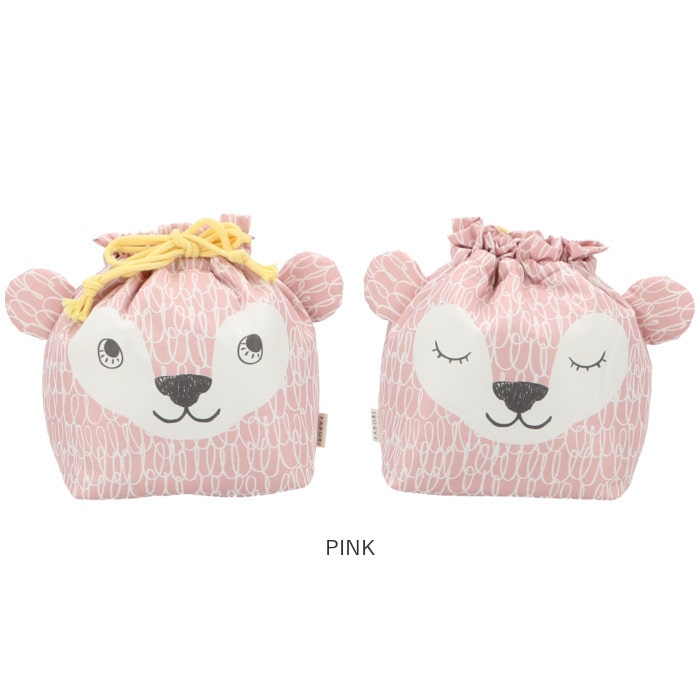 巾着袋 キャラクター 通販 巾着 かわいい アニマル 動物 モチーフ おしゃれ きんちゃく お弁当袋 コップ袋 ランチバッグ ランチ巾着 どうぶつ お弁当 幼稚園 保育園 遠足 運動会 キッズ Red Backyard Family Jre Pointが 貯まる 使える Jre Mall