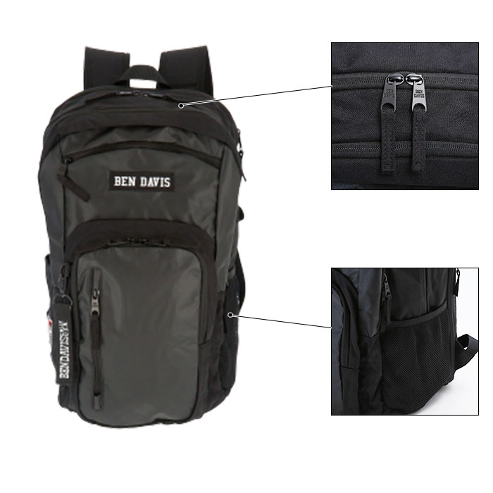 通販 ベンデイビス リュック レディース メンズ 大容量 通学 通勤 B4 ノートpc タブレット 中学生 高校生 男子 女子 旅行 部活 バックパック Ben Davis Extension Daypack エクステンションデイパック w 8050 Black Black Backyard Family Jre Mall