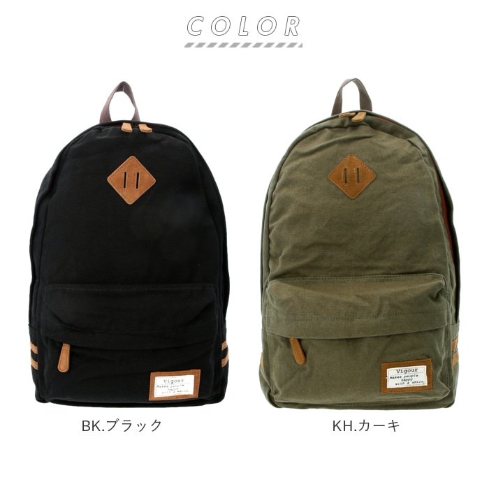 リュック レディース おしゃれ 大人 かわいい 通販 軽量 軽い 通学 通勤 シンプル キャンバス ナチュラル アザーズバッグ マザーズバッグ ママリュック 背面ファスナー 中学生 高校生 帆布 デイパック バックパック Bk ブラック Backyard Family Jre Pointが