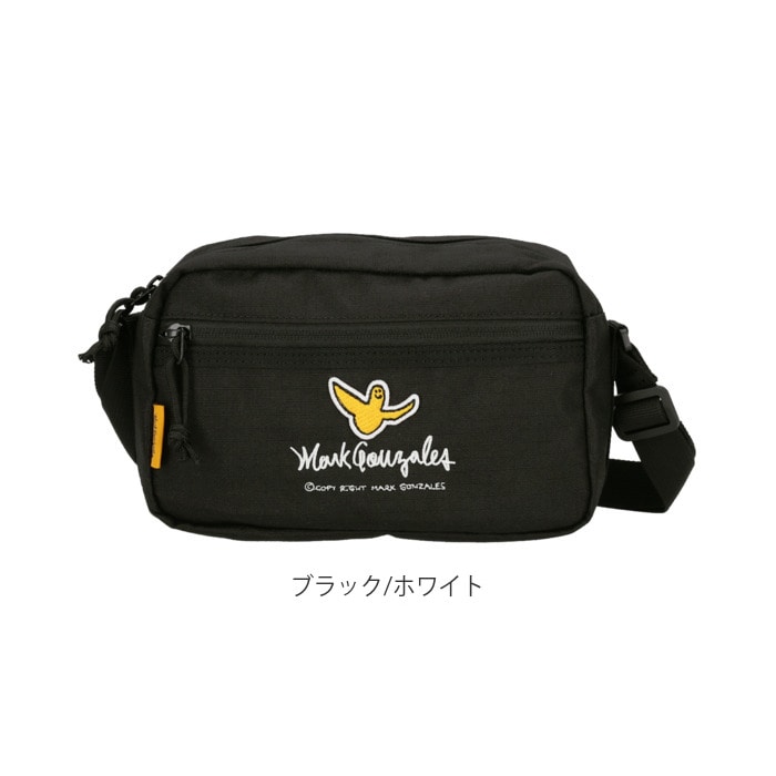 ショルダーバッグ メンズ ブランド 通販 Mark Gonzales マークゴンザレス 斜めがけ かっこいい おしゃれ シンプル ストリート ミニショルダー コンパクト 自転車 サイクリング 旅行 トラベル サブバッグ アウトドア Mgsr004 ギフト プレゼント 父の日 バレンタイン
