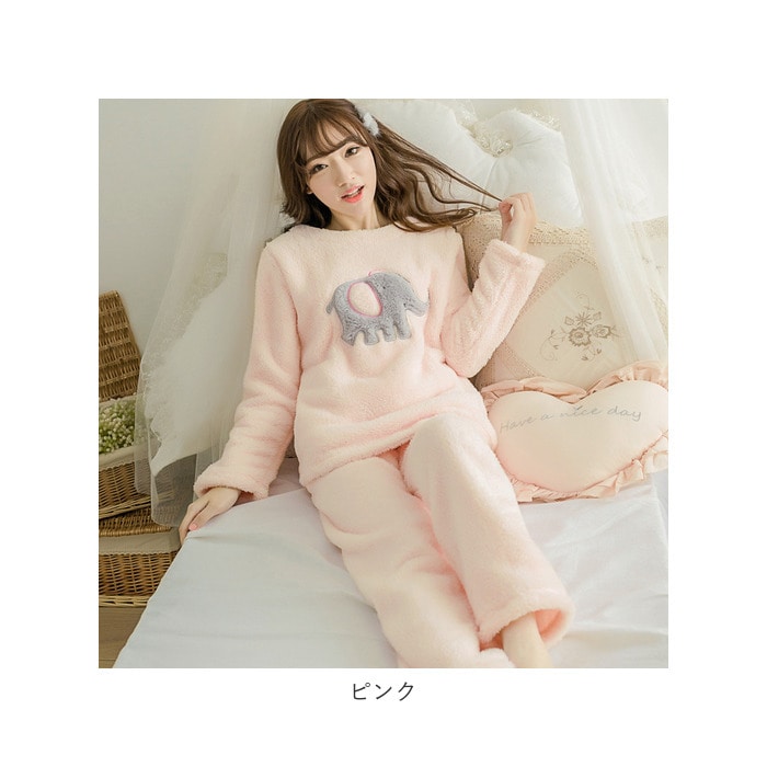 ルームウェア 冬 レディース 通販 上下 もこもこ 上下セット 長袖 可愛い 大きいサイズ 大きめ モコモコ かわいい 秋冬 ふわふわ パジャマ 部屋着 暖かい 大人可愛い Mサイズ Lサイズ Xlサイズ Xxlサイズ Xlサイズ グレー Backyard Family Jre Pointが 貯まる