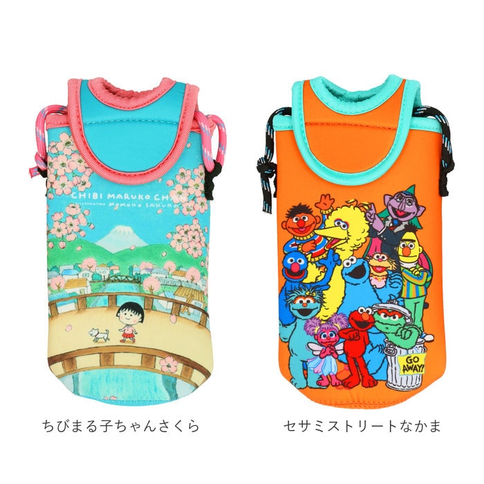 ペットボトルホルダー おしゃれ 通販 肩掛け ショルダー 首掛け ストラップ ボトルホルダー ボトルケース 大人 かわいい おでかけ 手ぶら キャラクター ミッキー トイストーリー ディズニー プリンセス ムーミン ミイ ジョージ ショーン ドリンクホルダー クレヨン