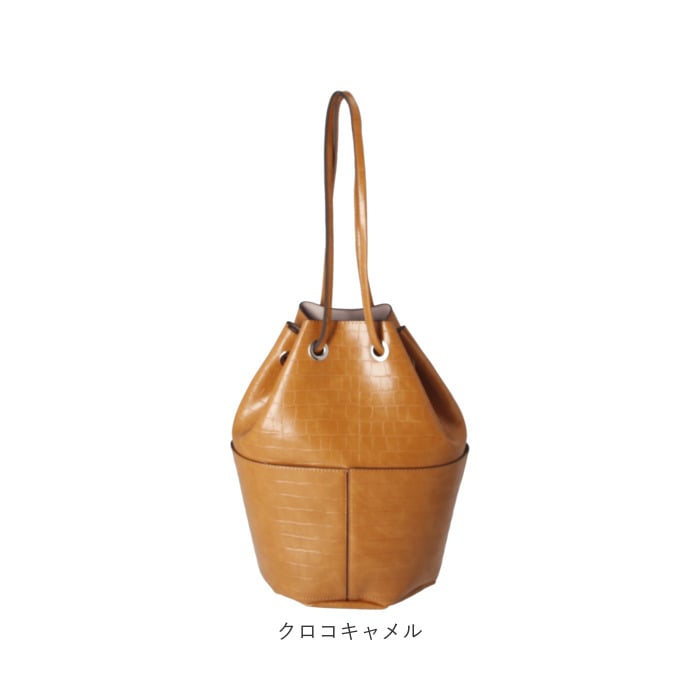 ショルダーバッグ レディース 小さめ 通販 バケツ型バッグ 巾着バッグ