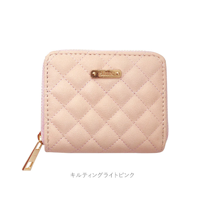 ミニ財布 レディース 通販 財布 小さめ ミニ 極小 ラウンドファスナー ミニウォレット プチプラ シンプル おしゃれ 小銭入れ コインケース カード入れ カードケース コンパクト 小さい コンパクトウォレット 軽量 軽い プレート付きミニウォレット レッド Backyard