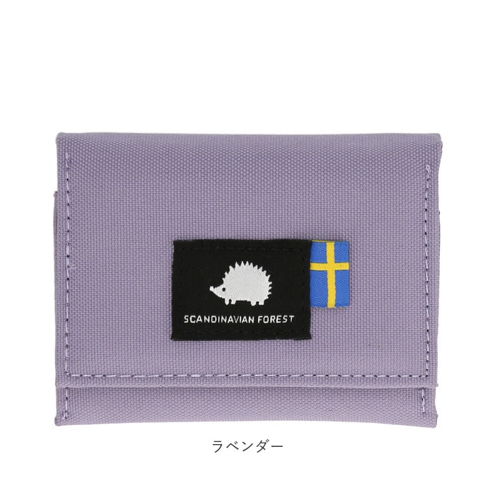 スカンジナビアンフォレスト 財布 通販 おしゃれ 北欧 レディース コンパクト ジュニア 撥水 女の子 折財布 アウトドア ミニウォレット お札 三つ折り さいふ 三折 サイフ 小銭入れ コインケース カードケース カード入れ かわいい ハリネズミ カジュアル Moz モズ