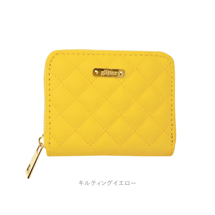 ミニ財布 レディース 通販 財布 小さめ ミニ 極小 ラウンドファスナー ミニウォレット プチプラ シンプル おしゃれ 小銭入れ コインケース カード入れ カードケース コンパクト 小さい コンパクトウォレット 軽量 軽い プレート付きミニウォレット アイボリー Backyard