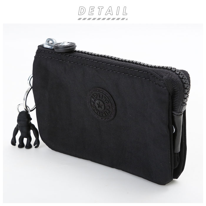 キプリング バッグ 通販 ポーチ ブランド Kipling Creativity S かわいい おしゃれ デザイン シンプル 小さめ 3層 3ルーム 整理整頓 仕分け バッグインバッグ アクセサリーポーチ 化粧ポーチ レディースバッグ l グレーグリ Backyard Family Jre Pointが