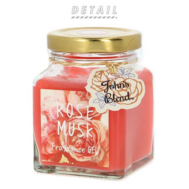 ジョンズブレンド 通販 フレグランスジェル ローズムスク 芳香剤 部屋 おしゃれ かわいい ガラス瓶 ジャム瓶 ルームフレグランス リビング 寝室 玄関 トイレ John S Blend Oajor0301 置き型 フレグランス 部屋用 日用消耗品 ローズムスク Backyard Family Jre Pointが