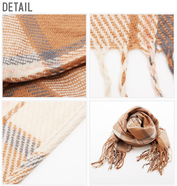 ストール 180cm 60cm マフラー 大判 春 秋 冬 防寒 ひざ掛け レディース 通販 軽量 おしゃれ かわいい カラフル チェック タータンチェック ブロックチェック カジュアル アクリル 180 60 Cm フリンジ スカーフ マフラー スカーフ Ek F03 St 003 Etz 65 17 Green