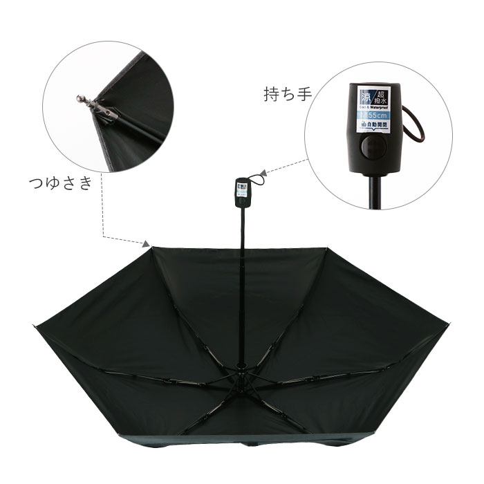 日傘 完全遮光 折りたたみ 通販 傘 おしゃれ ブランド Uvカット 遮光率 100 スポーツ観戦 晴雨兼用傘 撥水 はっ水 超撥水 かさ 紫外線 対策 赤外線カット 可視光線カット 遮熱効果マイナス15度 グラスファイバー メンズ 雨 レイングッズ 婦人傘 折り畳み傘 超速乾 55cm