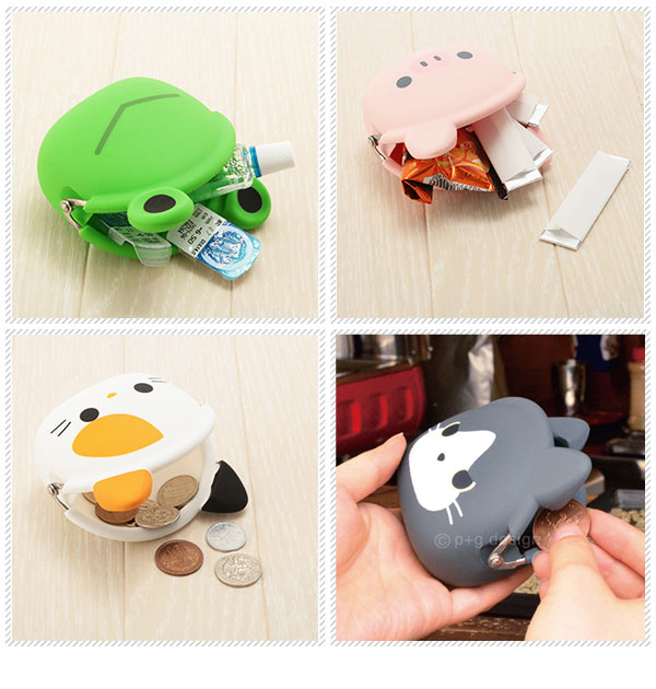 小銭入れ Circus サーカス P Gdesign コインケース がま口 レディース メンズ 通販 かわいい シリコン キーケース 小さい キャラクター ミニ がまぐち ミミポチ フレンズ Mimi Pochi Friends 猫 ねこ 犬 小物入れ 財布 ケース Mbw Gmc Pc Frnds Ztx