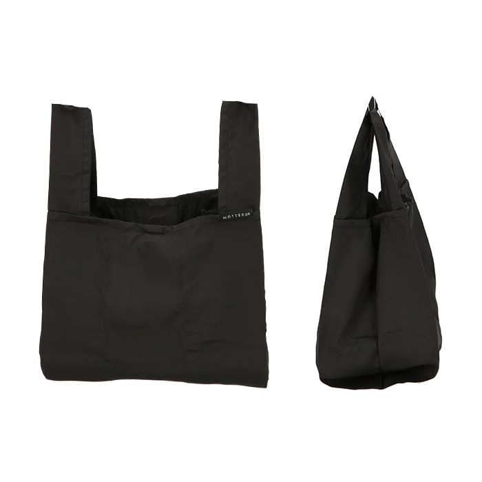 コンビニ 弁当 エコバッグ マチ広 通販 Motteru モッテル クルリト 軽量 軽い 小さめ ショッピングバッグ お買い物バッグ サブバッグ おしゃれ シンプル 無地 小さい ミニ スモール Motteru Kururito デイリーランチバッグ Mo 1113 009 ブラック Backyard Family Jre