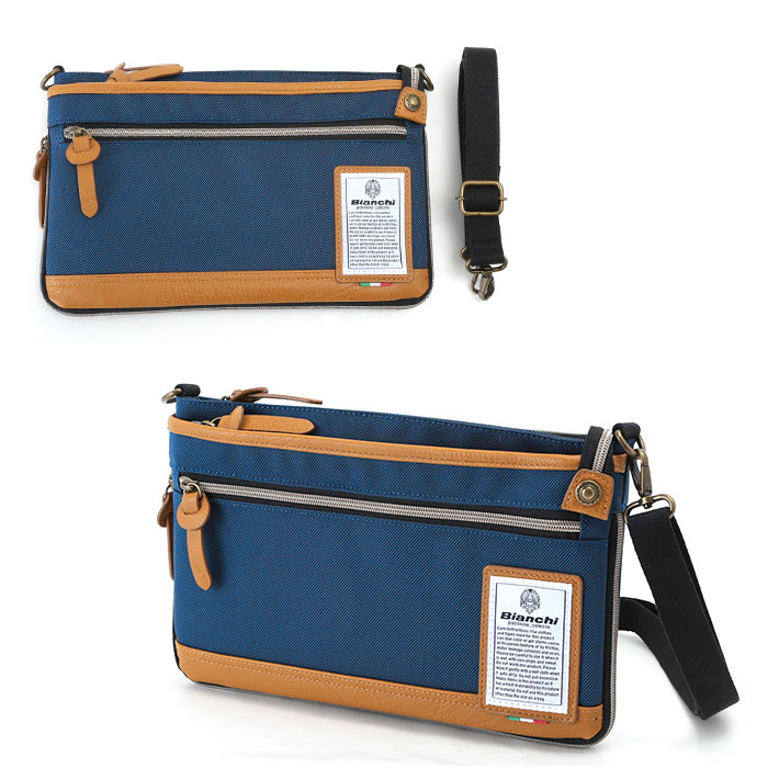 ビアンキ ボディバッグ 通販 ショルダーバッグ メンズ 斜めがけ かっこいい ブランド Bianchi 縦型 おしゃれ シンプル ワンショルダー 自転車 サイクリング 旅行 サブバッグ アウトドア 撥水 はっ水 Dualtex デュアルテックス ギフト プレゼント 就職 進学 誕生日 Nbtc 46